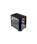 L-Link Nova Caja ATX - Cristal Templado Continuo - 4 Ventiladores RGB - USB 3.0 - Color Negro