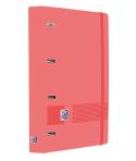 Oxford Europeanbinder Live & Go A4+ Carpeta Tamaño A4+ con Recambio de 100 Hojas Cuadricula 5x5mm - Tapa de Plastico Polyfoam - 