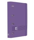 Oxford Europeanbinder Live & Go A4+ Carpeta Tamaño A4+ con Recambio de 100 Hojas Cuadricula 5x5mm - Tapa de Plastico Polyfoam - 