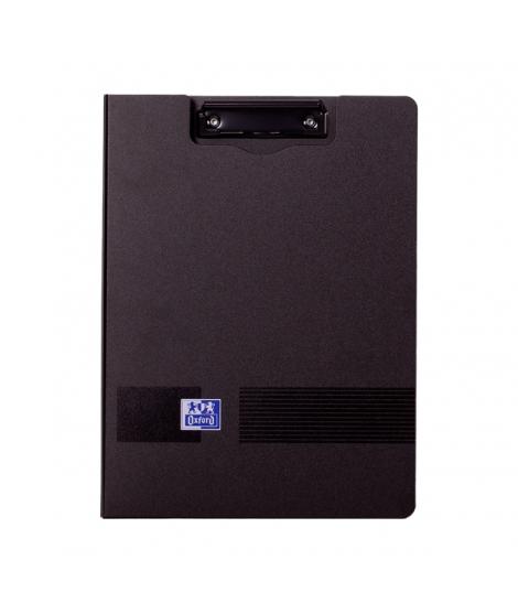 Oxford Live & Go Carpeta con Pinza Metalica - Fabricada en Polifoam - Bolsillo Interior - Color Negro