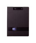 Oxford Live & Go Carpeta con Pinza Metalica - Fabricada en Polifoam - Bolsillo Interior - Color Negro