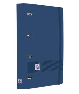 Oxford Europeanbinder Live & Go A4+ Carpeta Tamaño A4+ con Recambio de 100 Hojas Cuadricula 5x5mm - Tapa de Plastico Polyfoam - 