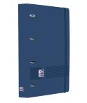 Oxford Europeanbinder Live & Go A4+ Carpeta Tamaño A4+ con Recambio de 100 Hojas Cuadricula 5x5mm - Tapa de Plastico Polyfoam - 