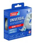 Tesa Cinta Universal de Doble Cara con Nano Power 30mm x 3 Metros - Soporta Cargas Pesadas - Puede Retirarse sin Dejar Residuos 