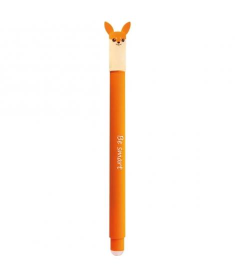 Eberhard Faber Animal Erase It! Boligrafo Borrable Tinta Gel Azul - Trazo 0.7mm - Tacto Soft - Diseño Zorro