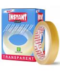 Instant Classic Cinta Adhesiva Transparente 19mm x 66m - Libre de PVC - Transparente