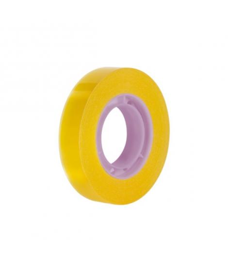 Milan Cinta Adhesiva Transparente - Medidas 12mm x 33m - Color Amarillo Transparente