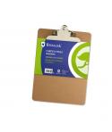 Biskmark Carpeta Sujetapapeles con Base de Madera y Pinza Metalica - Formato Folio
