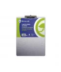Biskmark Carpeta Sujetapapeles con Base de Aluminio y Pinza Metalica - Formato Folio