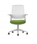 Cromad Senior SE1800 Silla de Oficina - Altura Ajustable con Elevador de Gas de Grado 4 - Respaldo de Material Antibacteriano El