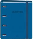 Dohe Colour Vibes Polyfoam Carpeta de 4 Anillas Mixtas de 35mm A4 Recambio 100 Hojas Cuadricula 5mm - Cubierta de Polyfoam 2mm -