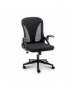 Urban Factory Ergo Silla de Oficina Ergonomica - Respaldo de Malla - Respaldo Plegable - Color Negro