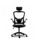 Urban Factory Ergo Silla de Oficina Ergonomica - Soportes Lumbar y Cervical Ajustables - Respaldo de Malla - Ajustable - Color N