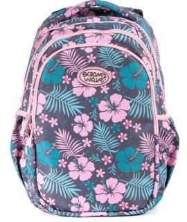 Oceans Wave Secundary Ohana Beach Mochila 33L - 2 Bolsillos Principales con Cremalleras de Alta Calidad y Tiradores Ergonomicos 