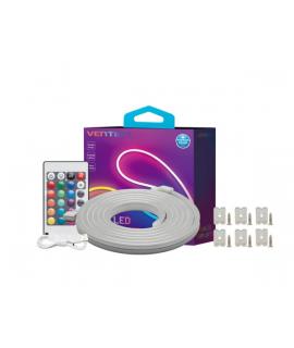 Vention Tira de Luces LED de Neon - Silicona - Control Remoto - USB 5V - 5m - Flexible y Duradera - Resistente al Agua IP65