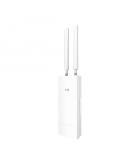Cudy Repetidor WiFi AC1200 para Exterior - 1 Puerto - Velocidad hasta 100Mbps - 2 Antenas Desmontables - Resistencia al Agua IP6