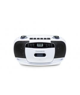 Thomson RK201CD Radio CD con Casete - Color Blanco