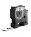 Dymo D1 45803 Cinta de Etiquetas Original para Rotuladora - Texto Negro sobre Fondo Blanco - Ancho 19mm x Largo 7m