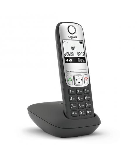 Gigaset A690 Telefono Inalambrico Dect - Identificador de Llamadas - Manos Libres - Control de Volumen - Color Negro