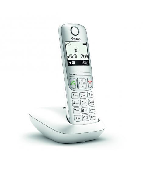 Gigaset A690 Telefono Inalambrico Dect - Identificador de Llamadas - Manos Libres - Control de Volumen - Color Blanco