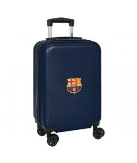 Safta F.C. Barcelona Maleta con Ruedas 20" - Asa Telescopica - 4 Ruedas Giratorias - Cierre con Candado - 34.5x55x20cm - Color A