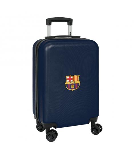 Safta F.C. Barcelona Maleta con Ruedas 20" - Asa Telescopica - 4 Ruedas Giratorias - Cierre con Candado - 34.5x55x20cm - Color A