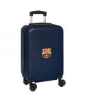 Safta F.C. Barcelona Maleta con Ruedas 20" - Asa Telescopica - 4 Ruedas Giratorias - Cierre con Candado - 34.5x55x20cm - Color A