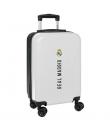 Safta Real Madrid 1ª Equipacion 24/25 Maleta con Ruedas 20" - Asa Telescopica - 4 Ruedas Giratorias - Cierre con Candado - 34.5x