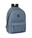Safta Munich Basicos Mochila para Portatil 15.6" - Conector USB - 2 Compartimentos - 31x44x18cm - Color Gris