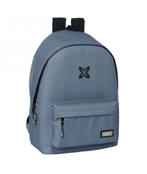 Safta Munich Basicos Mochila para Portatil 15.6" - Conector USB - 2 Compartimentos - 31x44x18cm - Color Gris