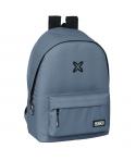 Safta Munich Basicos Mochila para Portatil 15.6" - Conector USB - 2 Compartimentos - 31x44x18cm - Color Gris