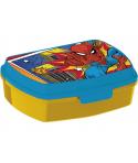 Safta Spider-Man Attack Sandwichera - PVC Sin BPA - Rectangular - 17x5.6x13.3cm - Color Amarillo