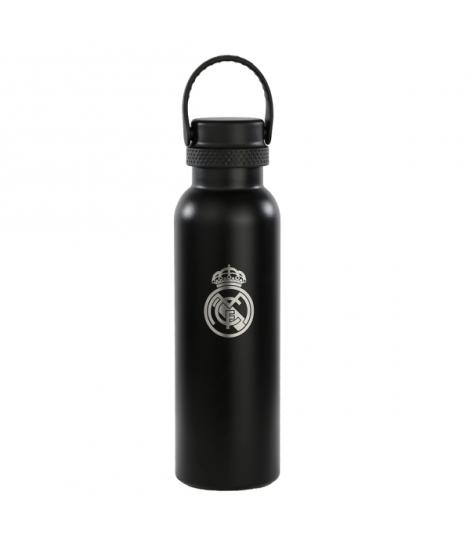 Safta Real Madrid 2ª Equipacion 24/25 Botella Reutilizable 600ml - Doble Pared con Aislamiento - Base de Silicona - Conserva Tem