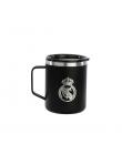 Safta Real Madrid 2ª Equipacion 24/25 Taza de Acero Inoxidable 350ml - Doble Pared con Aislamiento - Base de Silicona - Conserva