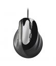 NGS Samsara Raton Ergonomico Vertical Laser 3200dpi - 5 Botones - Silencioso - Color Negro
