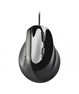 NGS Samsara Raton Ergonomico Vertical Laser 3200dpi - 5 Botones - Silencioso - Color Negro