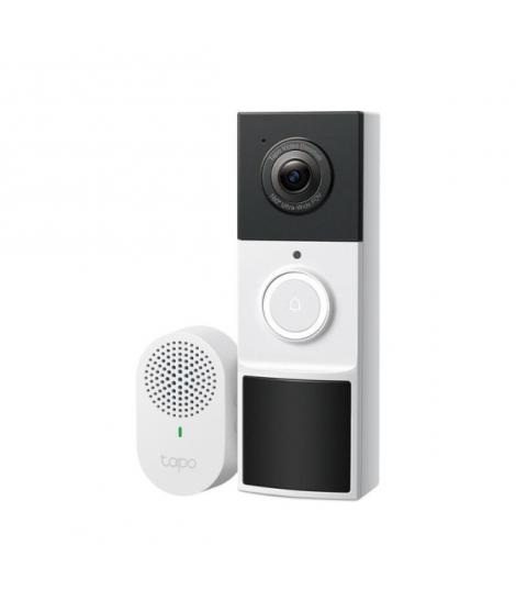 TP-Link Tapo D210 Timbre Inteligente con Video 2K 3MP - Vision Nocturna - Angulo de Vision de 160º - Deteccion y Notificaciones 