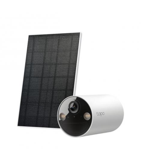 TP-Link TC82 Kit Camara de Seguridad IP WiFi 2K 3MP + Panel Solar Tapo A201 - Para Interior y Exterior - Vision Nocturna - Detec