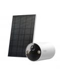 TP-Link TC82 Kit Camara de Seguridad IP WiFi 2K 3MP + Panel Solar Tapo A201 - Para Interior y Exterior - Vision Nocturna - Detec