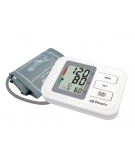 Orbegozo Tensiometro de Brazo Digital - Medicion Automatica Inteligente - 60 Memorias para 2 Usuarios - Pantalla LCD Iluminada -