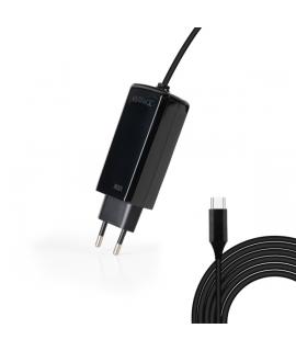 Tooq Cargador de Portatil GaN USB-C/PD 100W - Cable de 1.80m - Color Negro