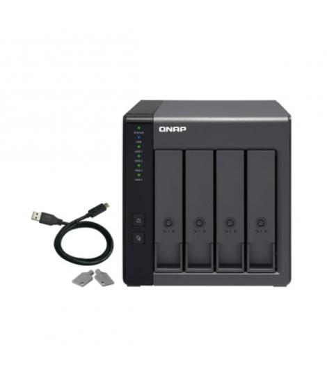 QNAP TR-004 Caja de Expansion RAID USB 3.0 - 4 Bahias 2.5", 3.5" - Ventilador 120mm