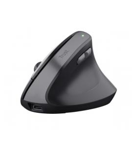 Trust Raton Inalambrico USB - Tecnologia Silent Click - 6 Botones - Recargable por USB-C - Color Negro