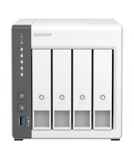 QNAP TS-433 NAS Torre Procesador ARM Cortex-A55 - Memoria 4GB - 4 Bahias 2.5", 3.5" - USB, RJ-45 2.5GB - Ventilador 120mm