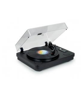 Thomson TT650BT Tocadiscos Estereo con Altavoces Incorporados - Funcion Parada Automatica - Conexion RCA/Bluetooth - Color Negro