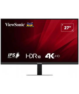 ViewSonic VA2708-4K-HD Monitor LED 27" IPS UHD 4K HDR - Respuesta 4ms - 16:9 - Ajustable de Inclinacion - HDMI, DisplayPort, Aud