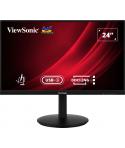ViewSonic VG2409U-2 Monitor LED 24" IPS Full HD 1080p HDR - Respuesta 4ms - Altavoces 5W - 16:9 - Ajustable en Altura, Giratorio