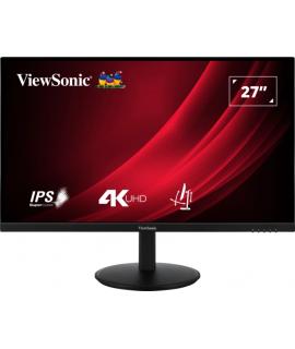 ViewSonic VG2708-4K Monitor LED 27" IPS UHD 4K HDR - Respuesta 4ms - 16:9 - Ajustable de Inclinacion - HDMI, DisplayPort, Audio 