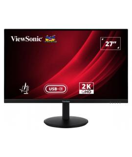 ViewSonic VG2709-2K-MHDU-2 Monitor LED 27" IPS QHD 2K HDR - Respuesta 4ms - Altavoces 5W - 16:9 - Ajustable en Altura, Giratorio