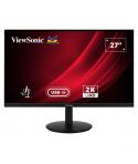 ViewSonic VG2709-2K-MHDU-2 Monitor LED 27" IPS QHD 2K HDR - Respuesta 4ms - Altavoces 5W - 16:9 - Ajustable en Altura, Giratorio